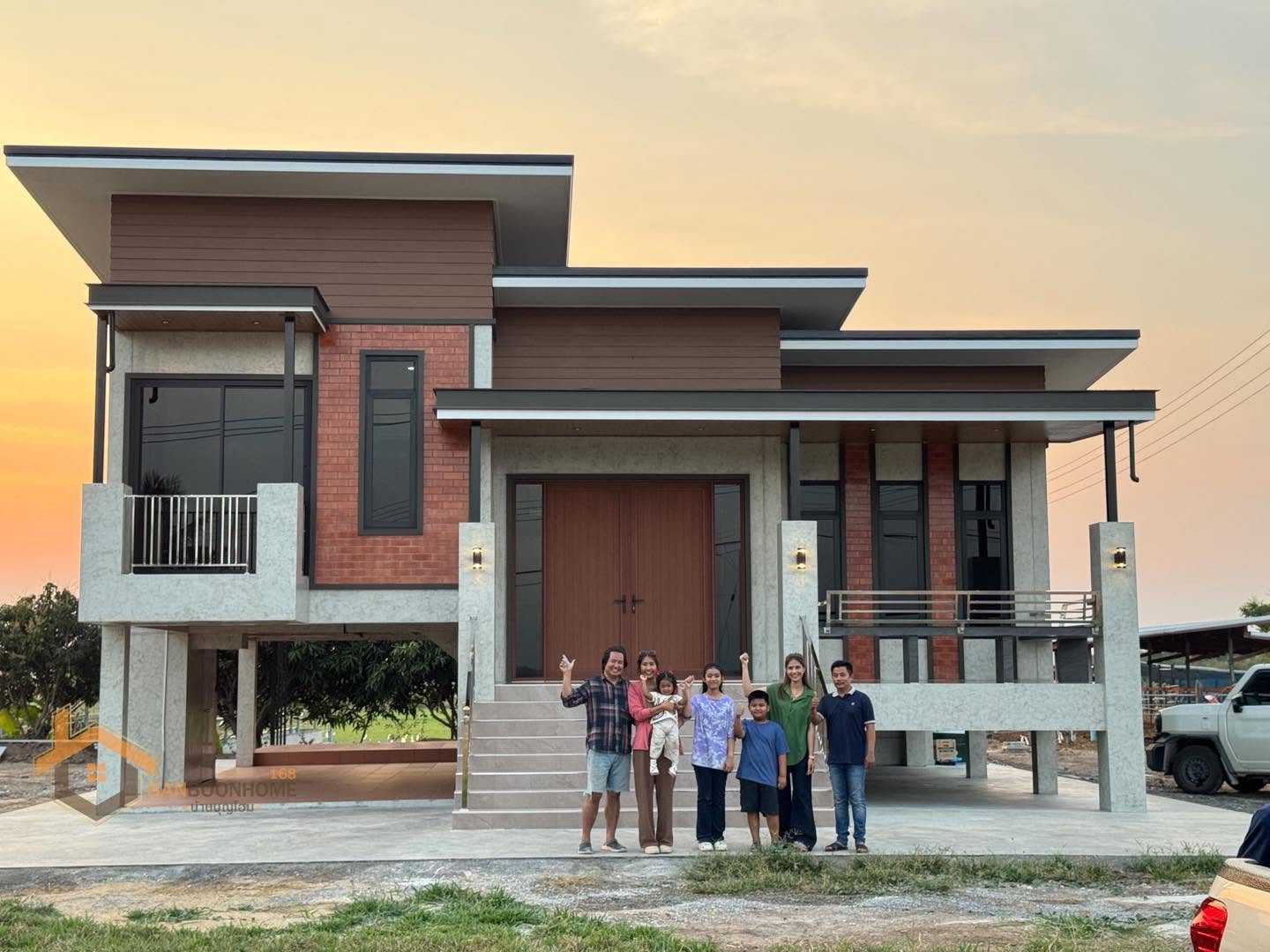 บ้านชั้นครึ่งสไตล์โมเดิร์นลอฟท์ ภาพที่ 2 - บ้านพักอาศัย